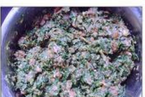 小白菜猪肉包的做法图解9