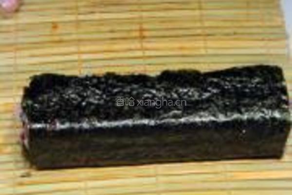 果蔬鸭蛋寿司卷的做法图解20