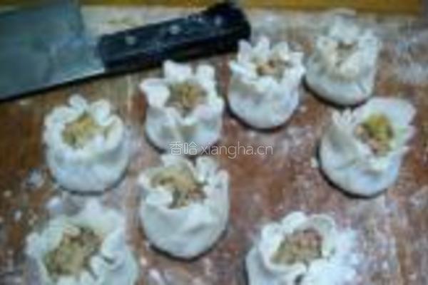 水晶糯米烧卖的做法图解18