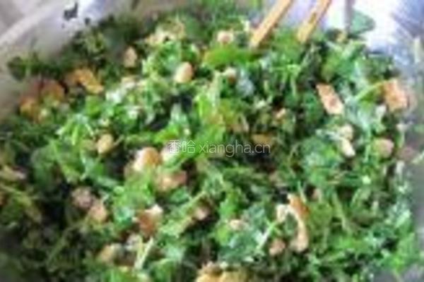荠菜鸡蛋盒子的做法图解9