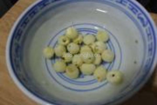 菊花莲子米糊的做法图解3