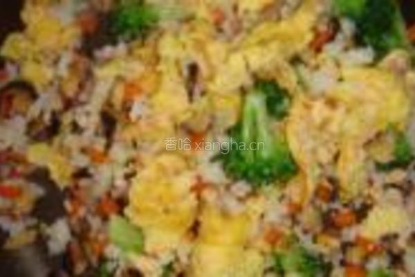 三文鱼鸡蛋炒饭的做法图解7