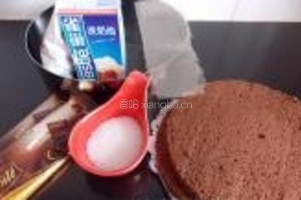 巧克力慕斯蛋糕的做法图解1