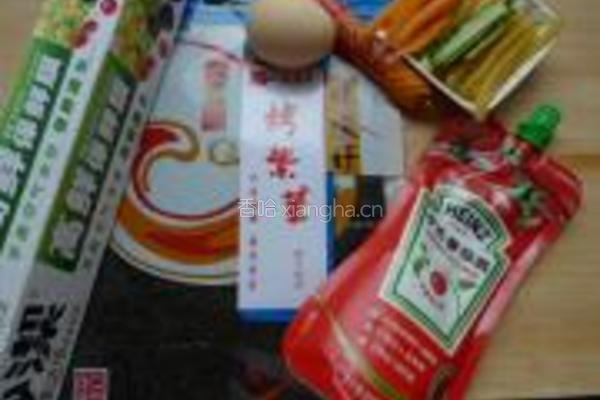 番茄酱寿司的做法图解1