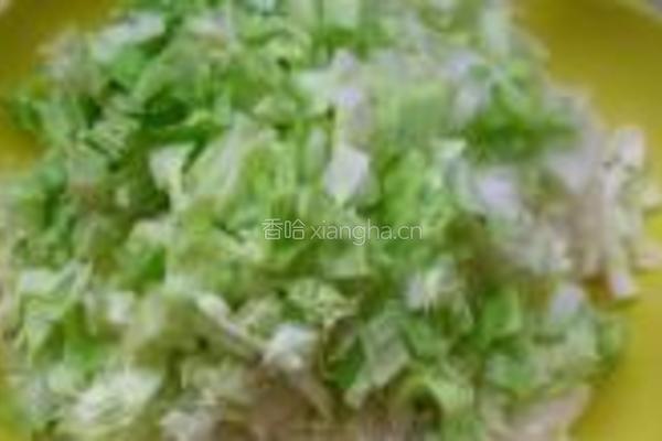 包菜肉丁炒米粉的做法图解3