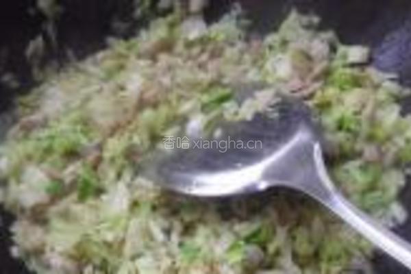 包菜肉丁炒米粉的做法图解7