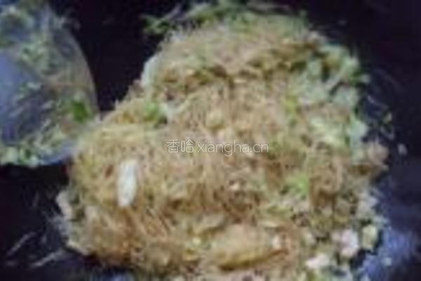 包菜肉丁炒米粉的做法图解9