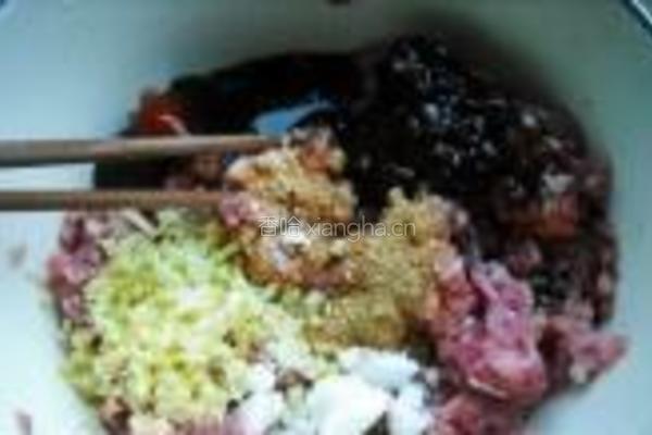 青萝卜肉馅麦穗包的做法图解7