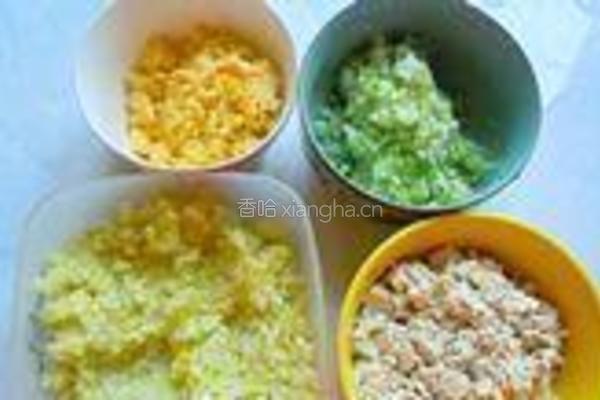白菜豆腐素水饺的做法图解4