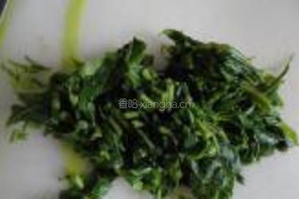 香椿扇贝水煎饺的做法图解1