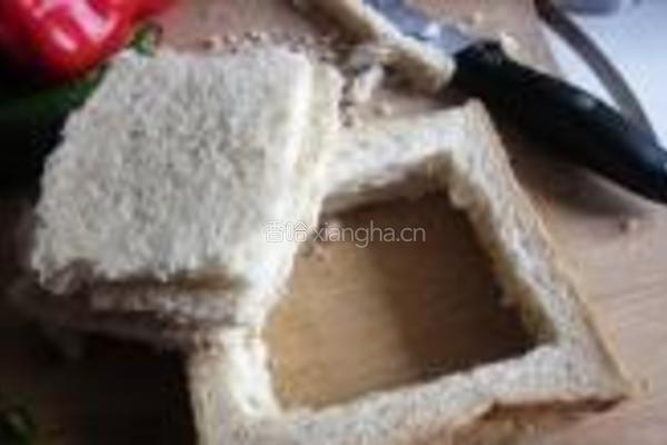 香煎吐司的做法图解2