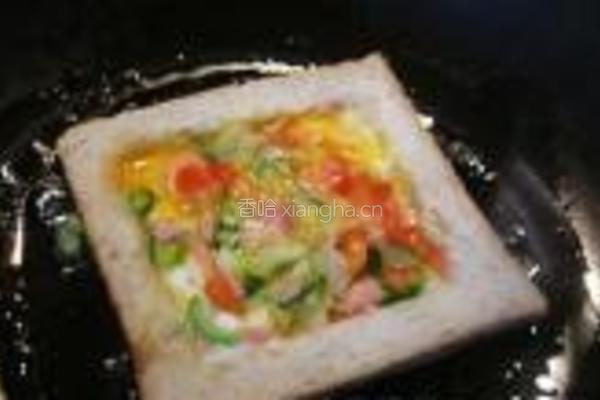 香煎吐司的做法图解4