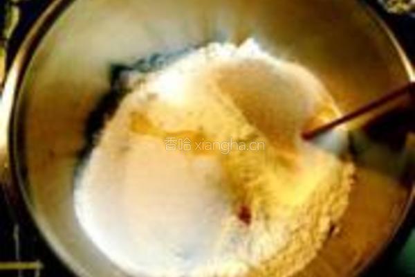 大蒜茴香面包的做法图解2