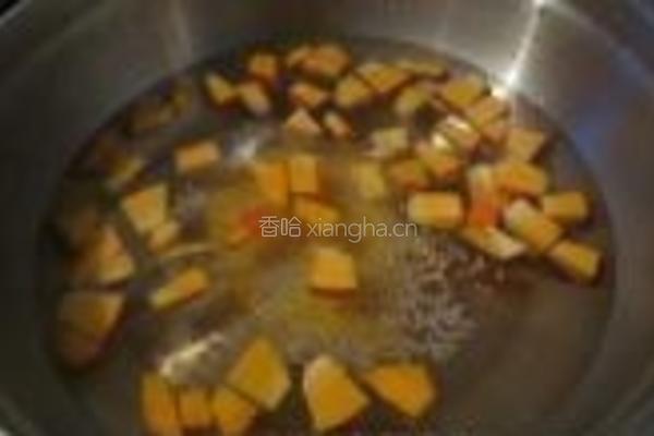 蜜枣南瓜米粥的做法图解4