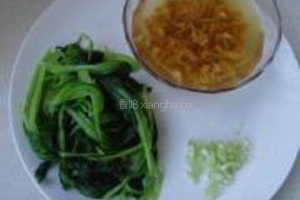 小白菜海米包的做法图解4