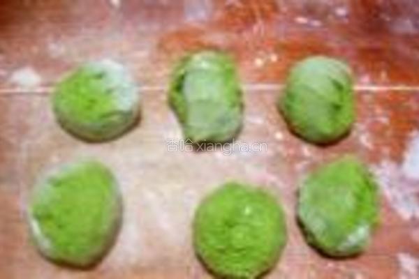菠菜芝麻小饼的做法图解4