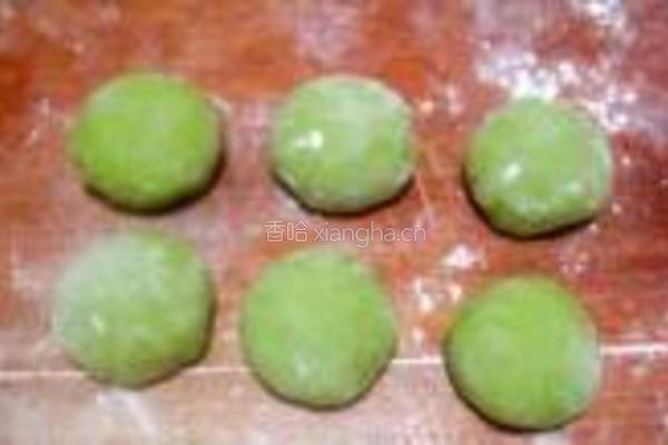 菠菜芝麻小饼的做法图解5