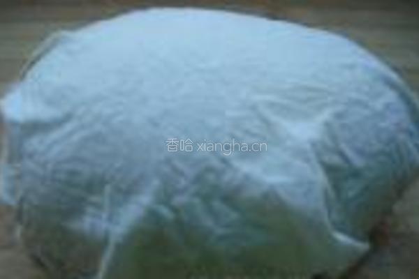 花生酱发面饼的做法图解3