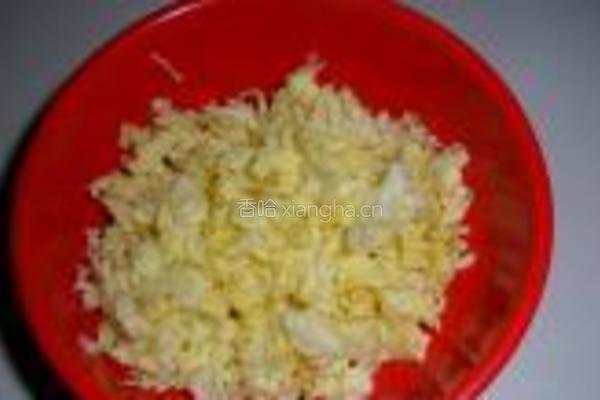 白菜葱花煎饼的做法图解2
