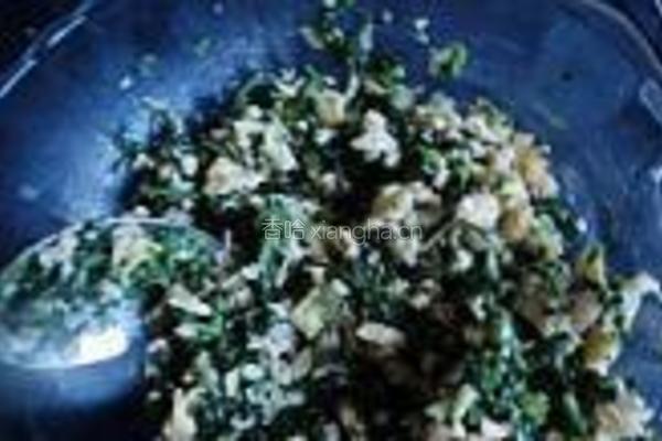 荠菜鸡蛋馅饼的做法图解9