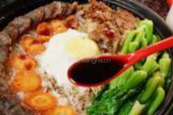 鸡腿腊肠煲仔饭的做法图解15
