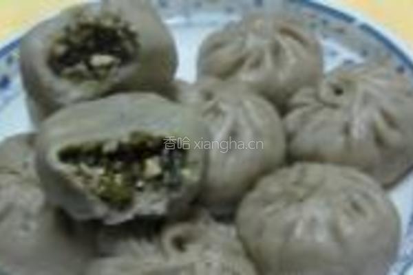 荞麦素菜包子的做法图解12