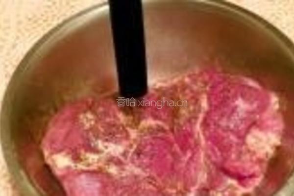 烤西冷猪肉的做法图解1