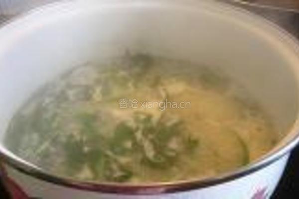 蒲公英乌冬汤面的做法图解4