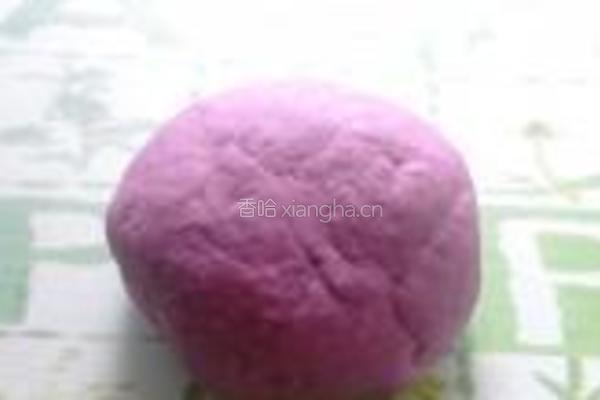 紫薯花包的做法图解2