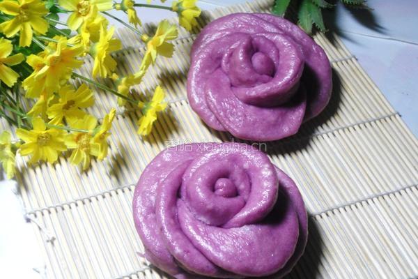 紫薯花包