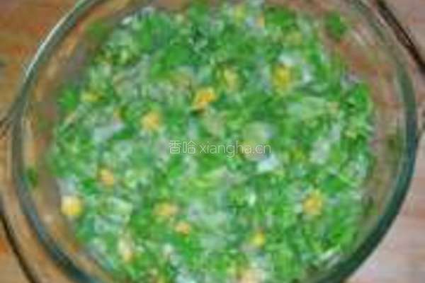 煎苦菊饼的做法图解5
