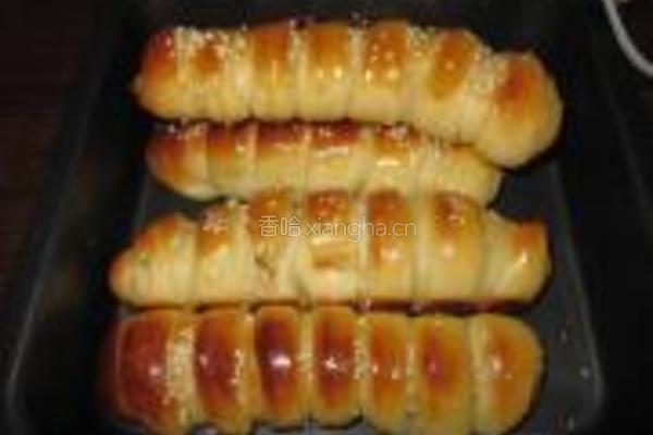 肉松毛毛虫面包的做法图解21