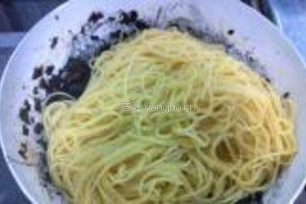墨鱼意面的做法图解12