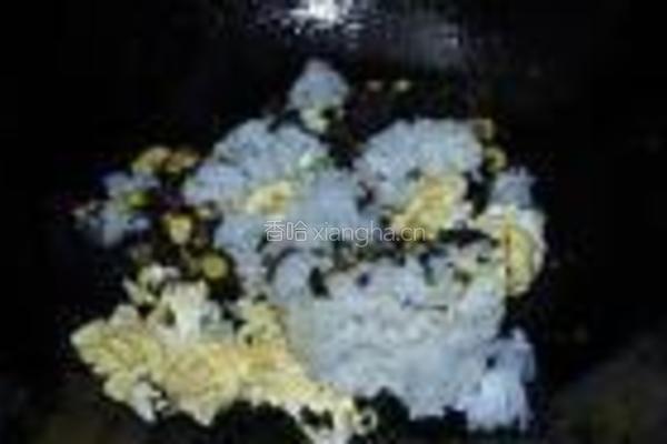 紫菜玉米粒炒饭的做法图解6