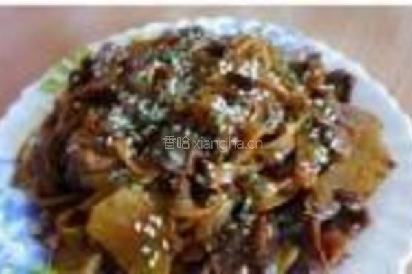 鸡胗炒河粉的做法图解14