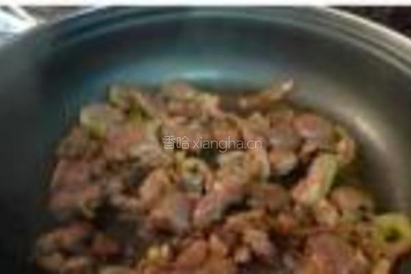 鸡胗炒河粉的做法图解8
