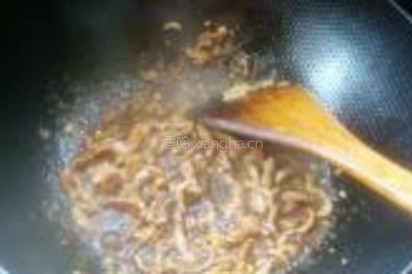 豆芽肉丝焖饼的做法图解7