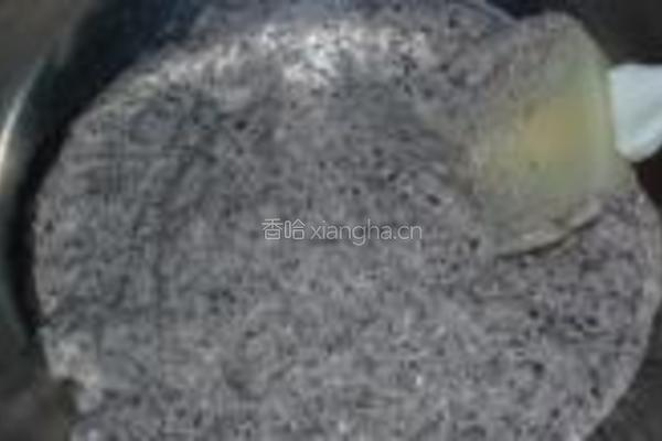黑米糕的做法图解3