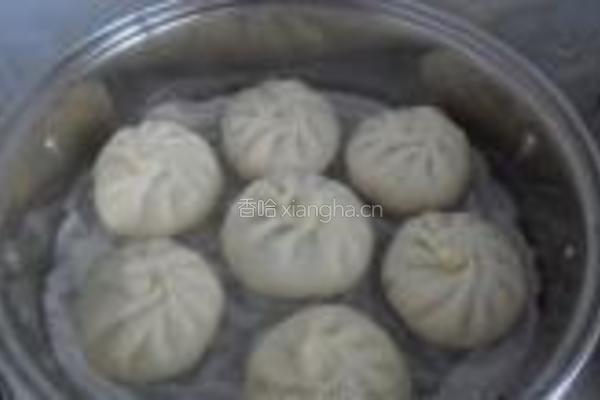 小白菜素馅包子的做法图解16