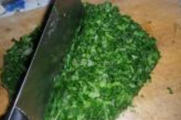 小白菜素馅包子的做法图解6