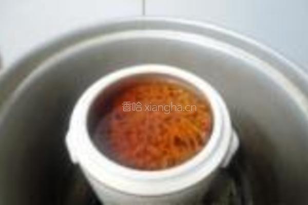 虫草花炖雪梨的做法图解4