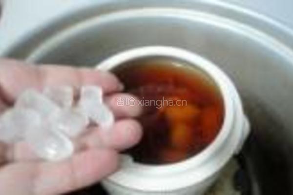 虫草花炖雪梨的做法图解5