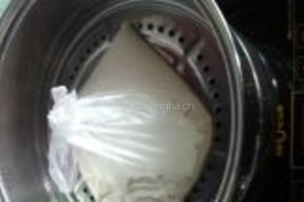 糯米豆沙糕的做法图解2