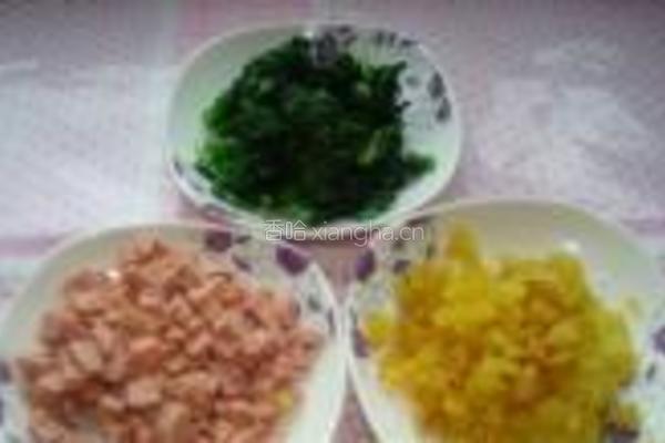 菠菜鸡蛋饼的做法图解2