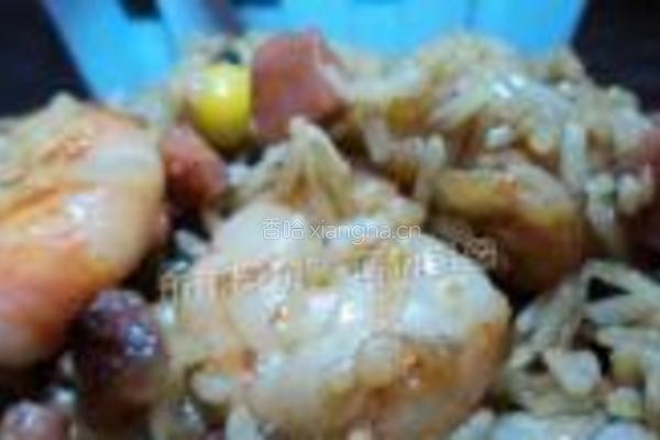 中式菠萝炒饭的做法图解10