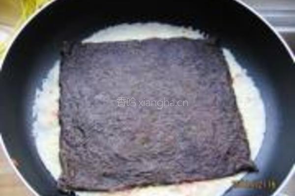 海苔葱蛋卷饼的做法图解5