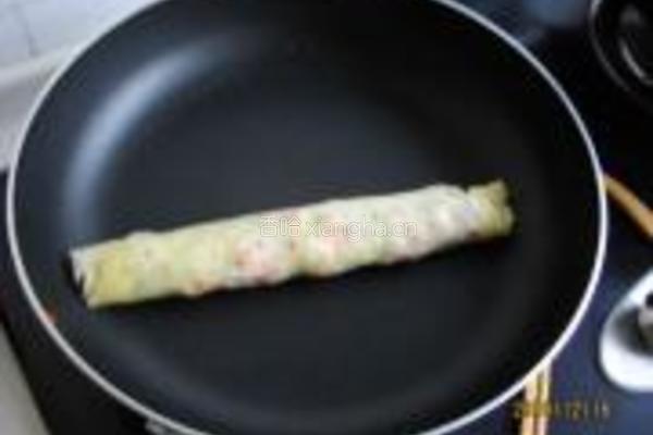 海苔葱蛋卷饼的做法图解6