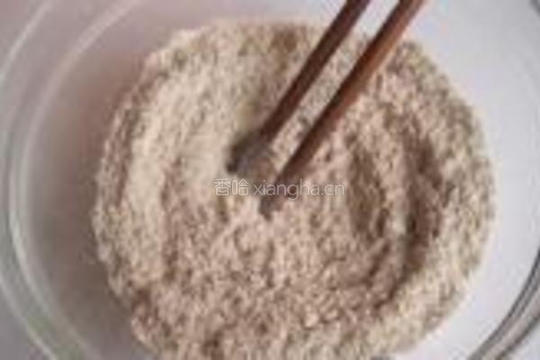粗粮小饼的做法图解2
