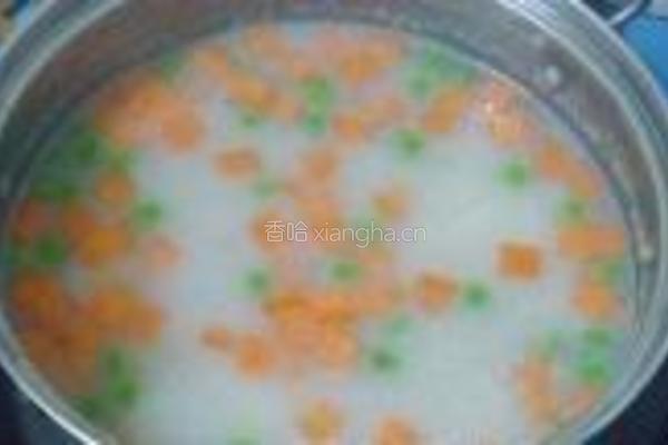 薏米芡实山药粥的做法图解6