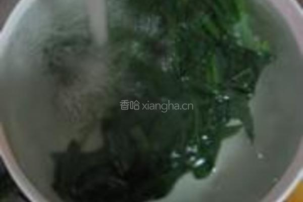 香煎菠菜饭团的做法图解5